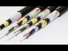 1KM 2KM 3KM Außen ADSS Glasfaserkabel Loose Tube FRP 12 24 48 72 96 144 Kern Einzelmodus