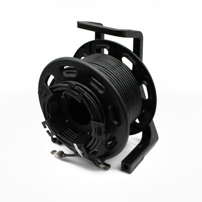 Shielded Ethercon Snake Cable with Reel Stand Compatible Cat6 Rj45 Connectors