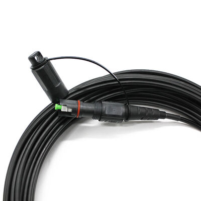 Fiber Optic Drop Cable Assembly Toneable Flat Drop Cable Patch Cord FTTA Corning Opti-Tap Waterproof Patch Cord