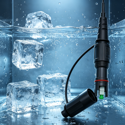 Outdoor IP68 Corning Jumpers GJYXFCH FRP Drop Cable Patch Cord with Messenger