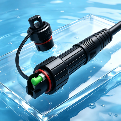 Flat Drop Cable Round Cable Waterproof Patch Cord 1M SC APC HUAWEI Corning Pre Connectorized Cable Connector RRU BBU Fullaxs