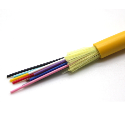 1-24 Kern-Innenraum-Tight Buffer GJFJV SM OM1 OM2 Om3 Glasfaserkabelhersteller