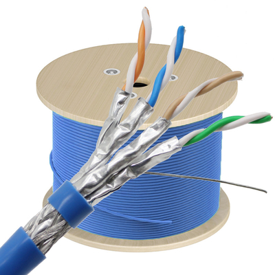China Fabrik CAT8 Ethernet Kabel 1000ft Hochgeschwindigkeit 40Gbps 2000MHz SFTP 22AWG CAT8 LAN Kabel