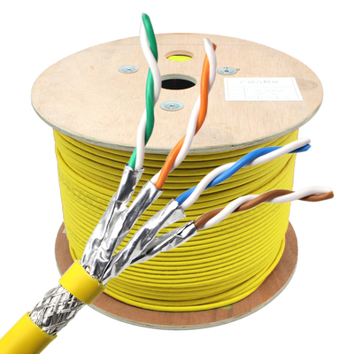 Twisted Pair Copper Conductor Cat8 SFTP-Netzwerk-Ethernetkabel für Hochgeschwindigkeitsdatenzentren