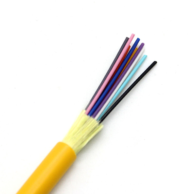 LSZH 12F 10Gb Distribution Multi-Mode Glasfaserkabel GJFJV Indoor Bundle Kabel OM1 OM2 OM3 OM4 6F 8F 24F
