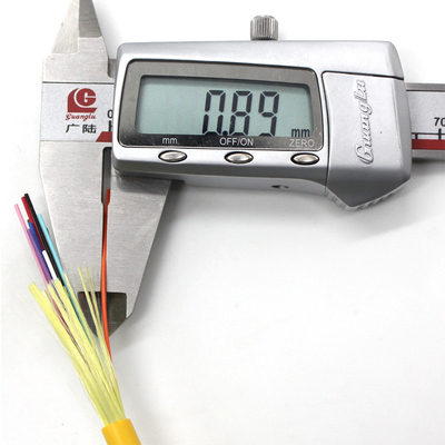 Dicht gebuffertes Multimode-Vertriebsfaseroptisches Kabel für 2-24 Kerne