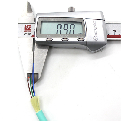 10 GB Verteilung Innenbereich Mehrmodus Glasfaserkabel GJFJV LSZH 6F 8F 12F 24F Biegeradius 10D/20D mm OM1 OM2 OM3 OM4