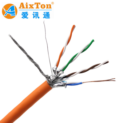 Cat7 STP FTP SFTP Lan Netzwerk Ethernet Kabel mit PVC 305M reiner, nackter Kupferleiter 23AWG für die Datenübertragung
