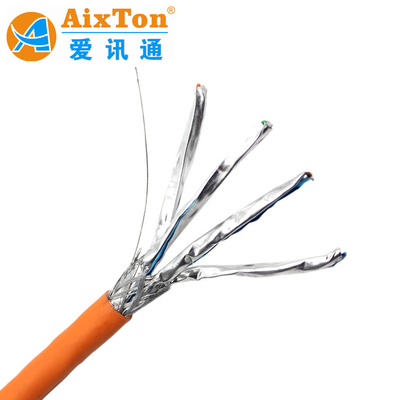 Kategorie 7 - Kabel 23AWG - Festes reines Kupfer FFTP - SFTP - abgeschirmtes Netzwerkkabel CAT7 - Kategorie 8