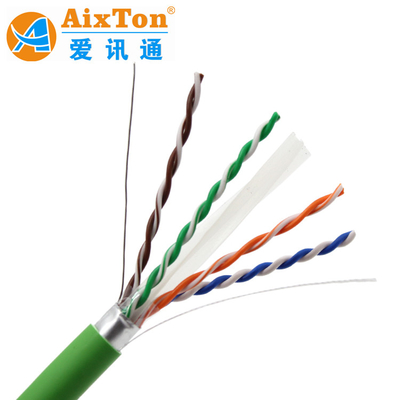 1000ft LAN-Kabel Cat 6A UTP-Netzwerkkabel mit FTP 23AWG Kupfer-Cat6A für Cctv-Kamera Ethernet-Kabel