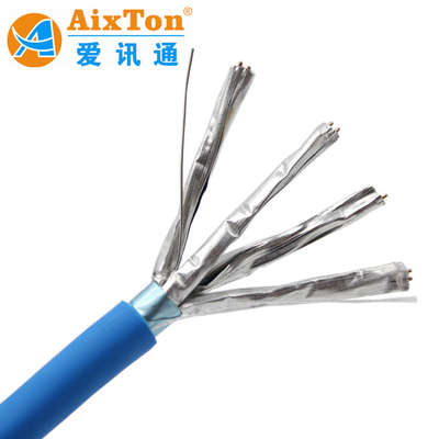 4 Paare BC Utp Ftp Cat6A Cat7 LAN Ethernet Cat5E Patch Cord Kabel UTP Kabel mit farbcodierten PE-Isoliermaterialien