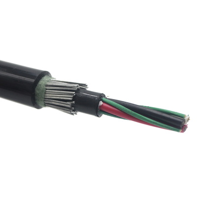 48 Faserzahlen GDTA GDTS Industriefotoelektrische hybride Glasfaserkabel mit Stahlband/Aluminiumband Rüstungsschicht