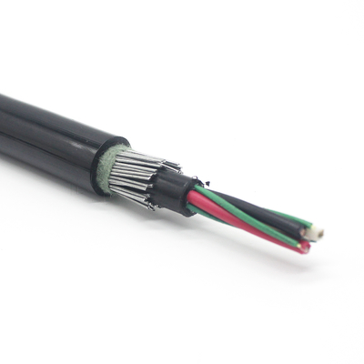 12-48 CORE Hybrid-Aerial und Kanal-Optische Faser Elektrokonduktor-Kamera Elektro-Kabel mit 12,8 Jacken-Durchmesser