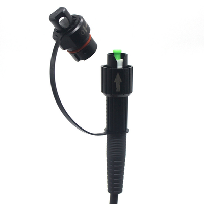 Custom Corning Optitap Connector LSZH Outdoor Drop Kabel Wasserdichtes Faser Patch Kabel mit 7,0 mm Kabel Jacket Durchmesser