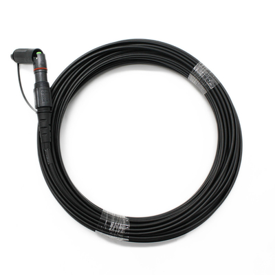 FTTA Außenwasserdichtes Faserpatch Kabel mit Optitap Mini SC APC/UPC-Anschluss und 7,0 mm schwarzer Kabel Jacket Durchmesser