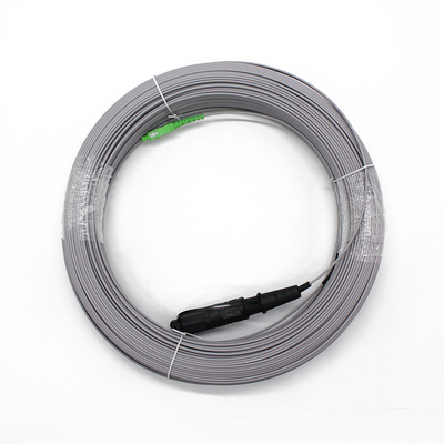 Wasserdichtes Outdoor FTTH-Faseroptikkabel mit einem einzigen Modus, Patch Cord 1 2 Core Corning SC Kommunikationskabel 10-200M
