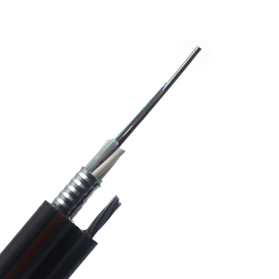 Outdoor-Freileitung selbsttragendes Abbildung-8-Glasfaserkabel 48 Fasern GYTC8S armiertes Singlemode G.625D mit PE-Außenmantel