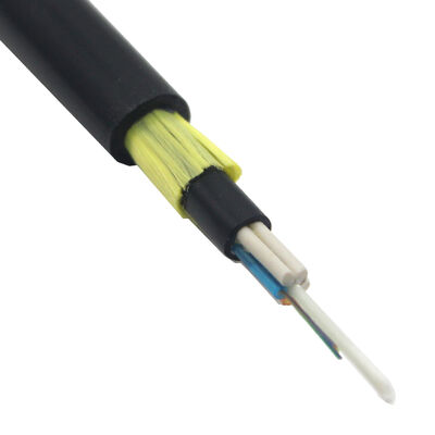 12kern 24kern 48kern 72kern 96kern 144kern ADSS doppelter Jacken G652d Outdoor Overhead Fiber Cable ADSS