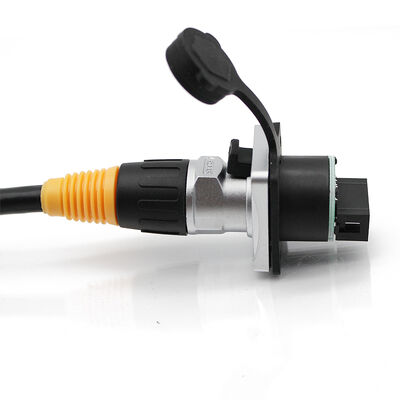 EtherCON Kompatibles RJ45-Kabel CAT6 10 Gbps abgeschirmt Industrie-Ethernet-Kabel Sauerstofffreies Kupfer für Audio-Video-DMX