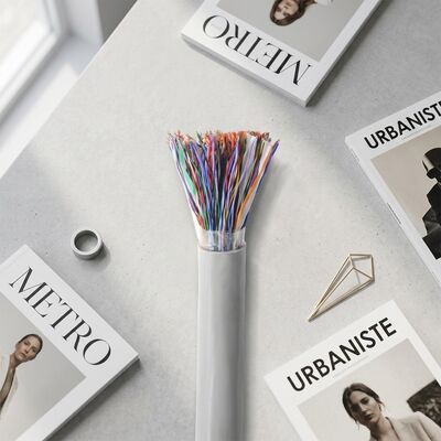 Jelly Filled HYV HYA HSYV Twisted Communication Armoured Multi Pair Telephone Cable Color Code Cat3 Indoor Phone Cable